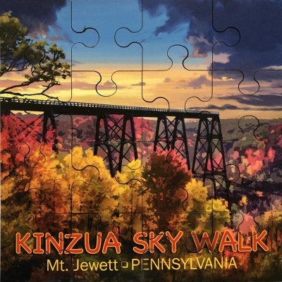 Kinzua Sky Walk Wooden Puzzle Allegheny National Forest Visitors Bureau